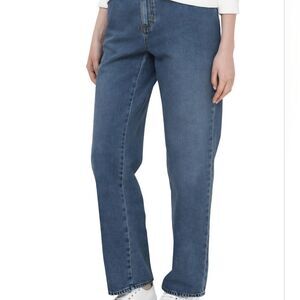 Alexander McQueen Jeans Women's 30 Blue Straight Relaxed Boyfriend